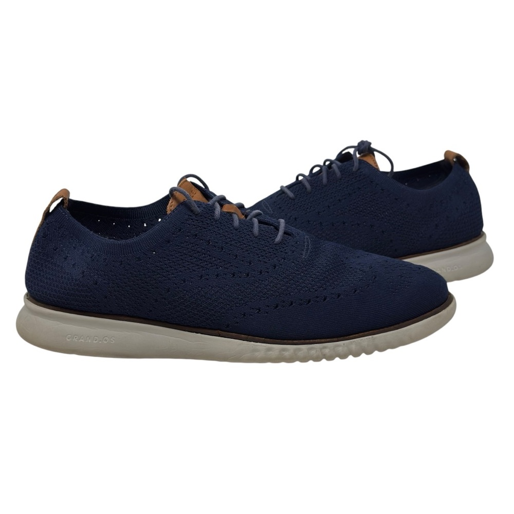 Cole Haan Men's 2.ZeroGrand Stitchlite Oxford Blue/ VP Gray C27569 size 13M